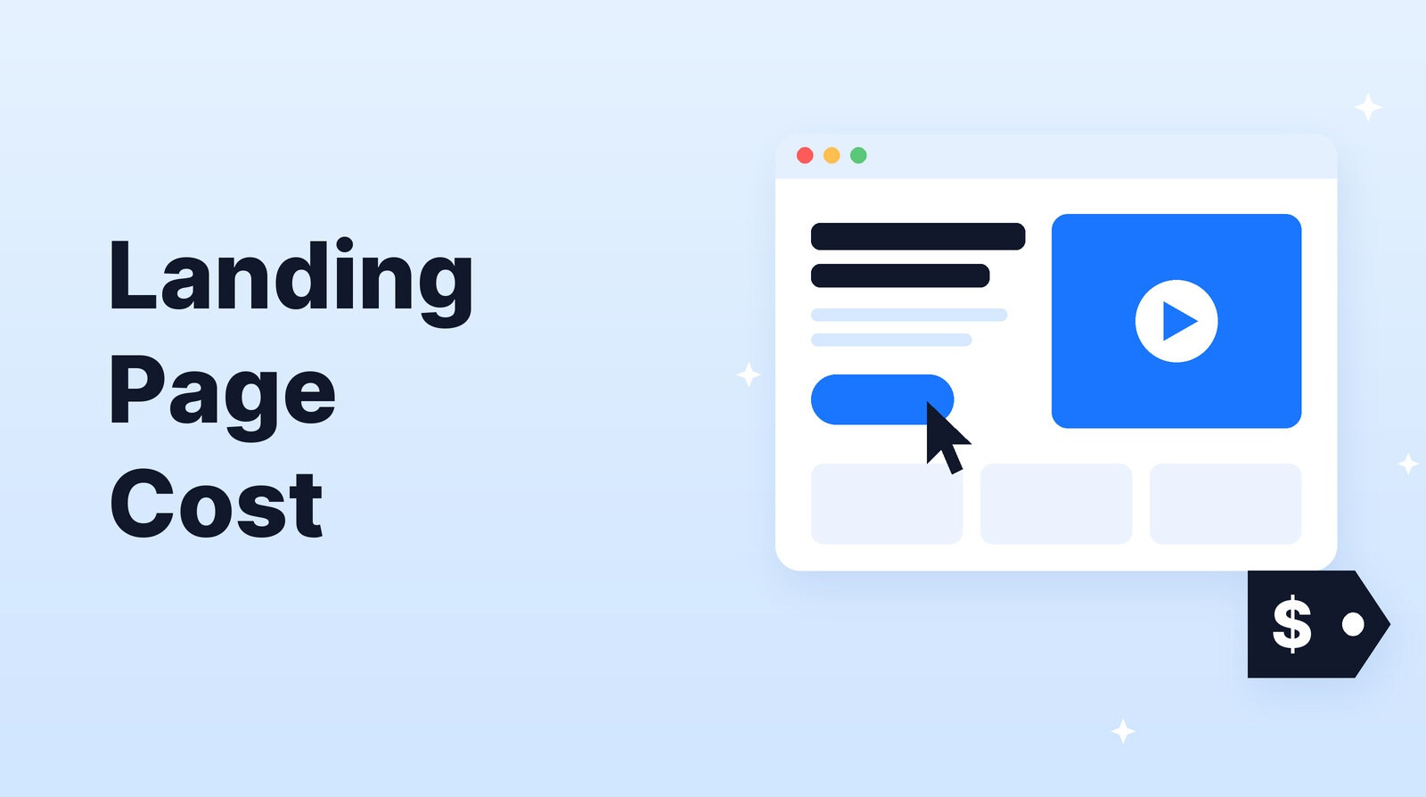 How Much Does a Landing Page Cost in 2026? Builder, Freelancer and Agency Prices