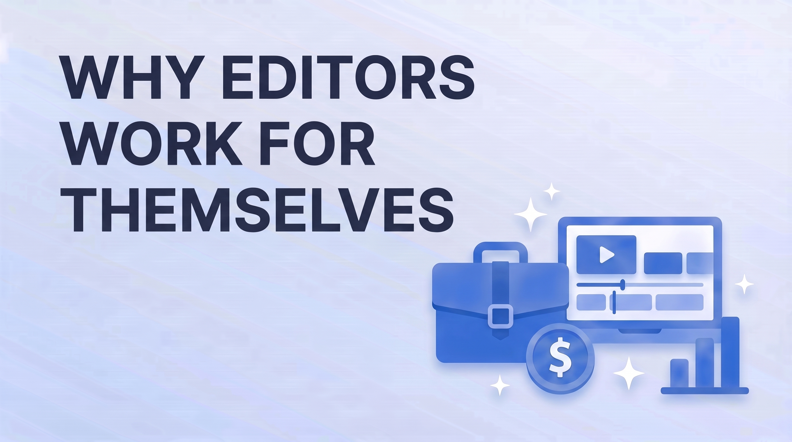 Why a Third of Video Editors Work for Themselves: What Salary Data Misses About Your Quote