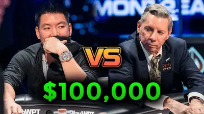 YouTube thumbnail: $100,000 poker showdown