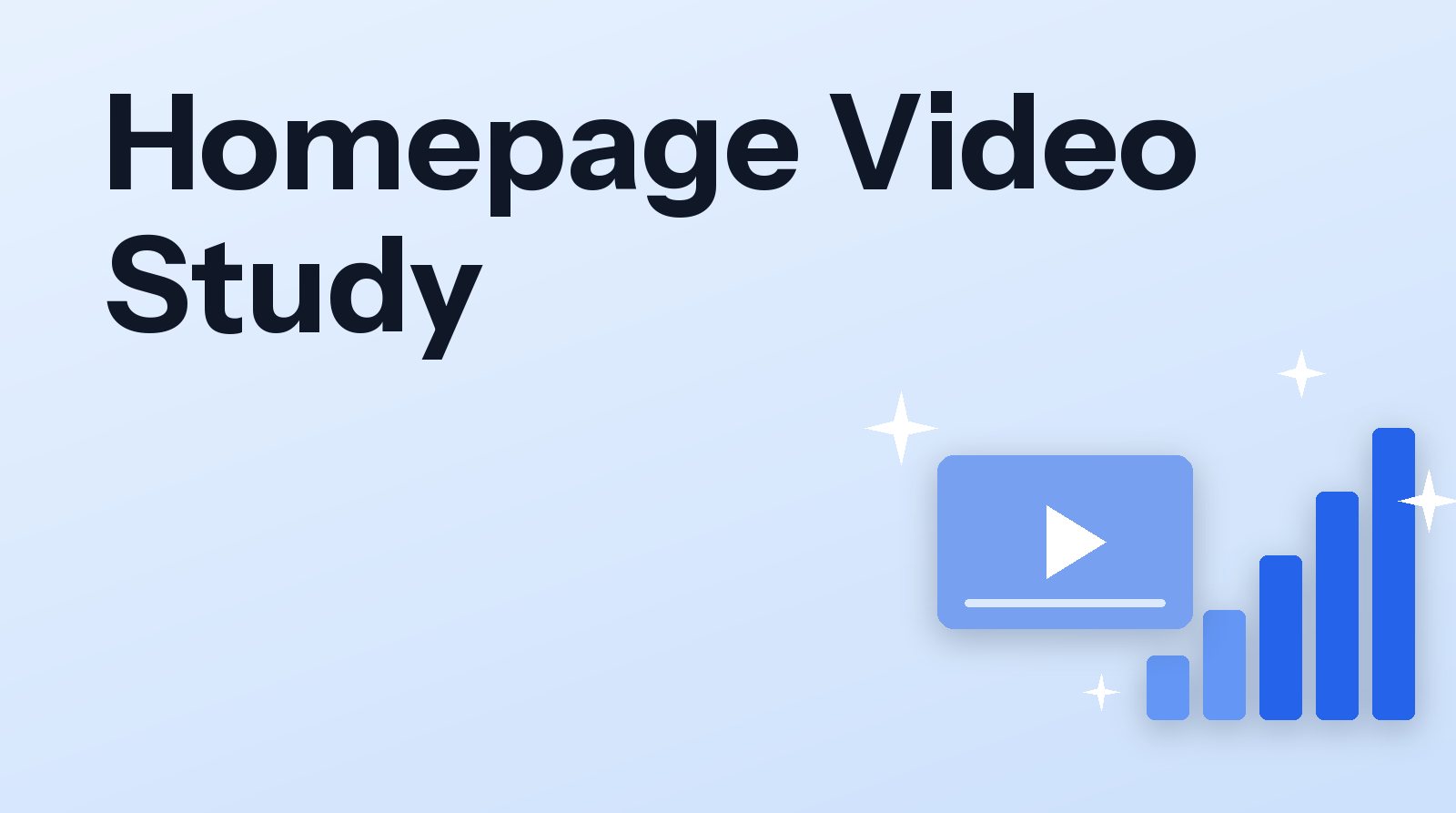 Homepage Video Study