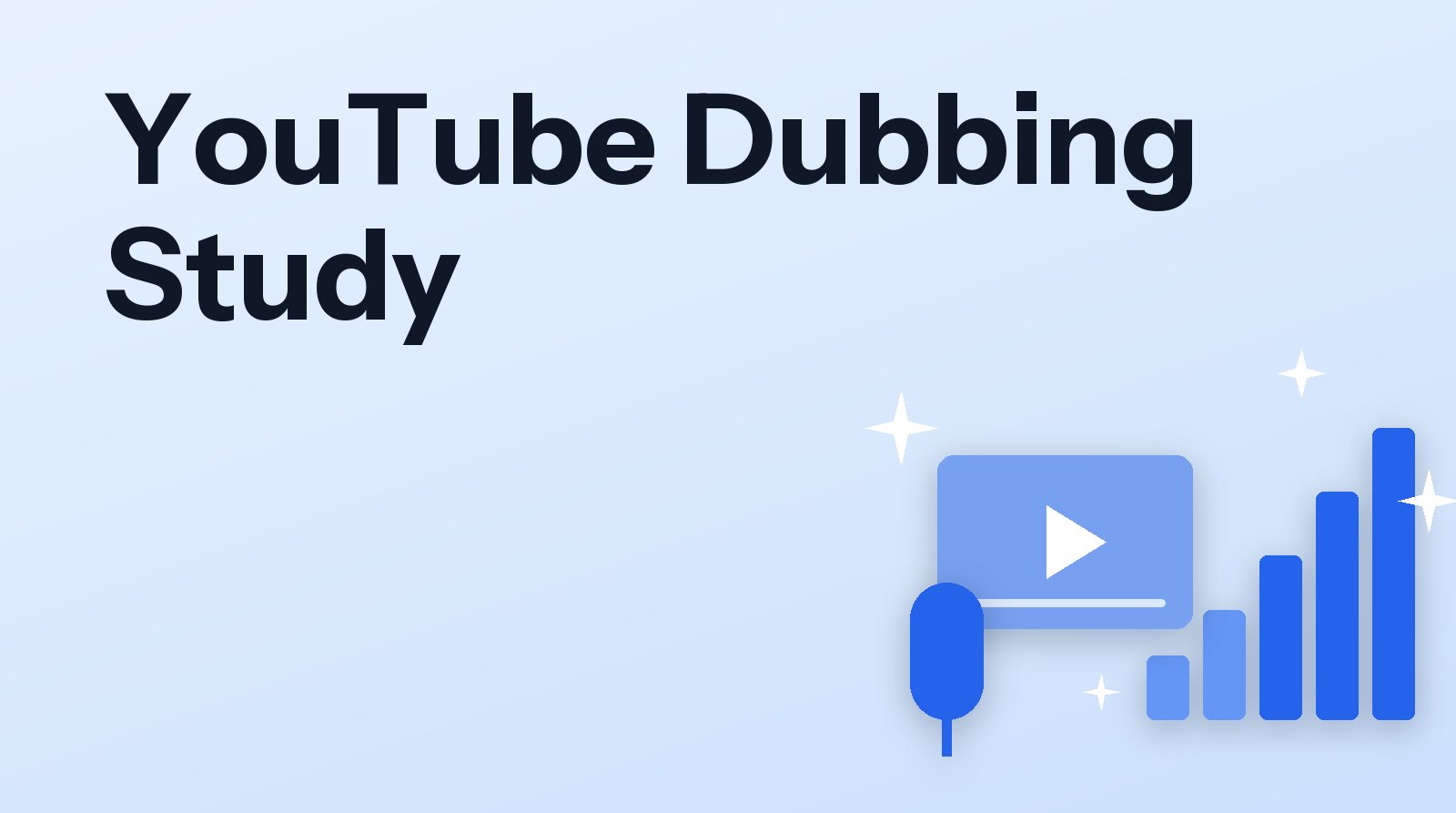 YouTube Dubbing Study
