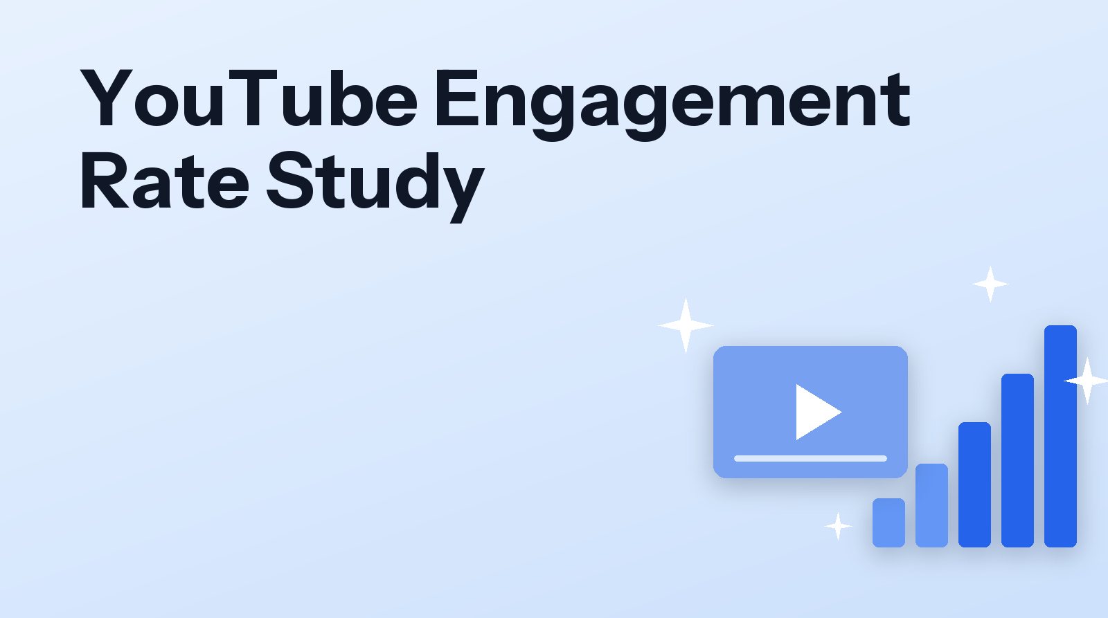 YouTube Engagement Rate Study: likes and comments per view on 4,849 uploads from 83 of the biggest YouTube channels