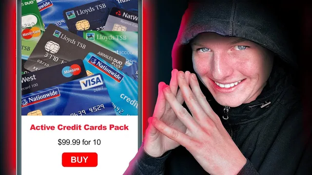 YouTube thumbnail designed by Mark Studios for TheFinancialWolf: testing illegal dark web hustles