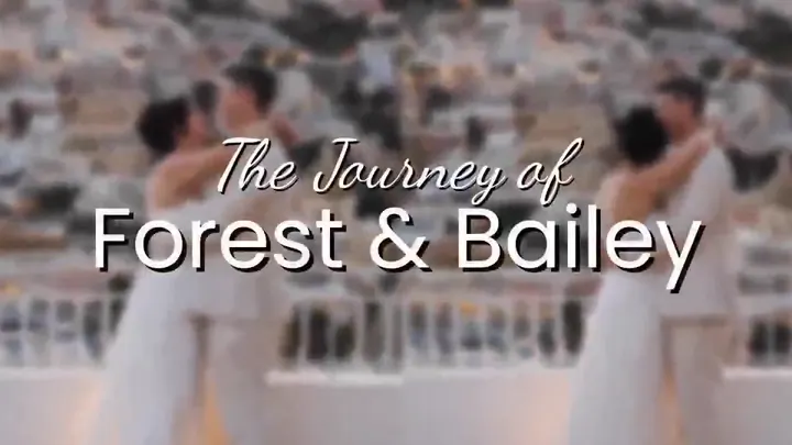 Still from the Forest & Bailey Deptawa wedding film we edited