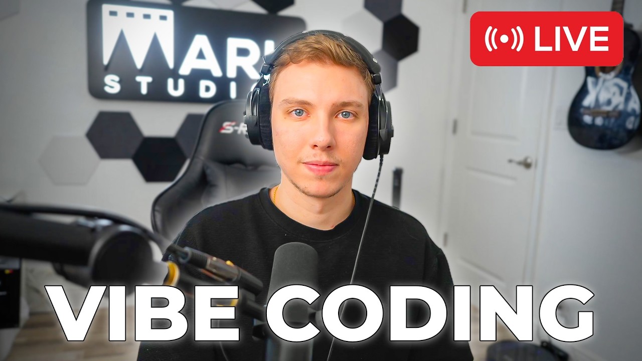 Day 2 – Vibe Coding Until 1,000,000 Subscribers [LIVE] - Kimi K3, Claude Fable 5 and Opus